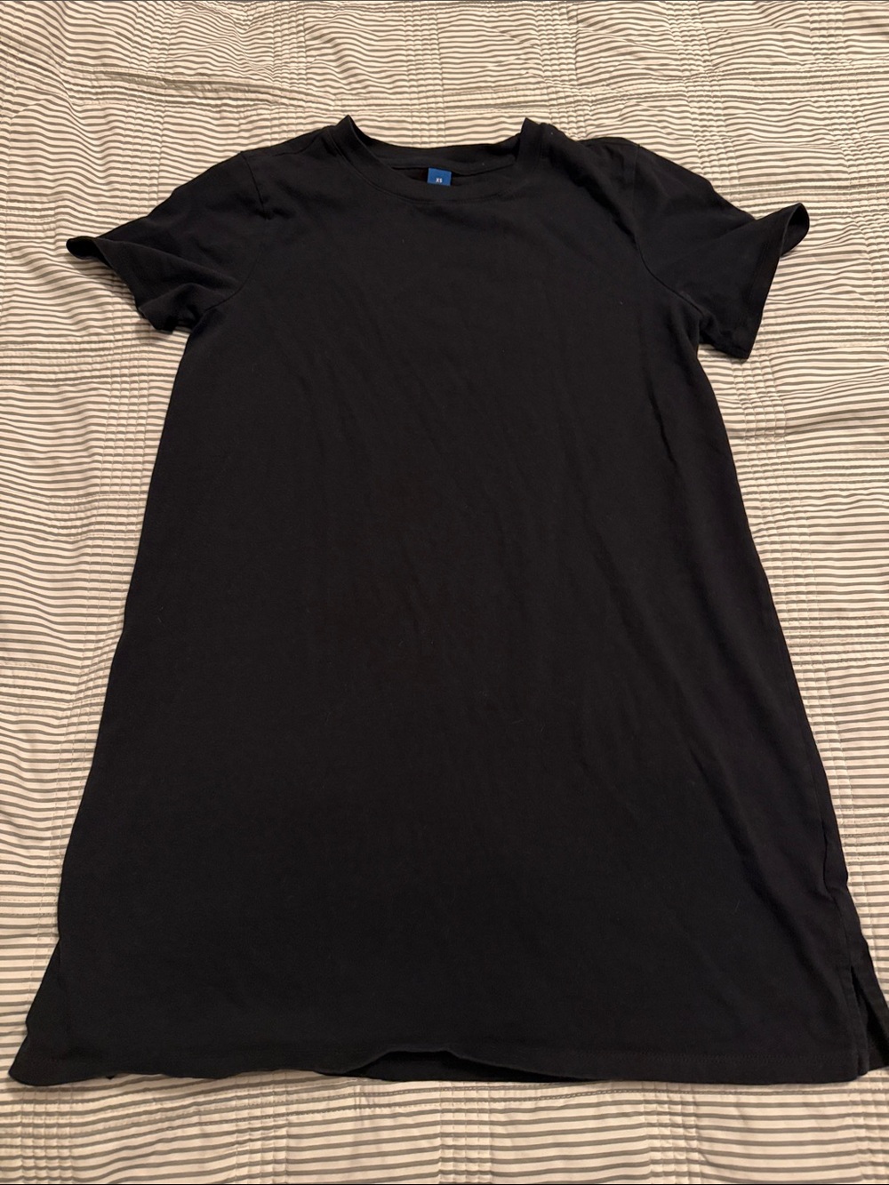 Old Navy Black Mini T-Shirt Dress